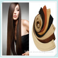 5A long straight remy Hair brown/black/gold Color wholesell 100% Human Remy Hair Wave 100g/ps